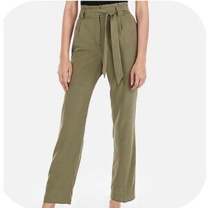 Express Olive Green Ankle Pants